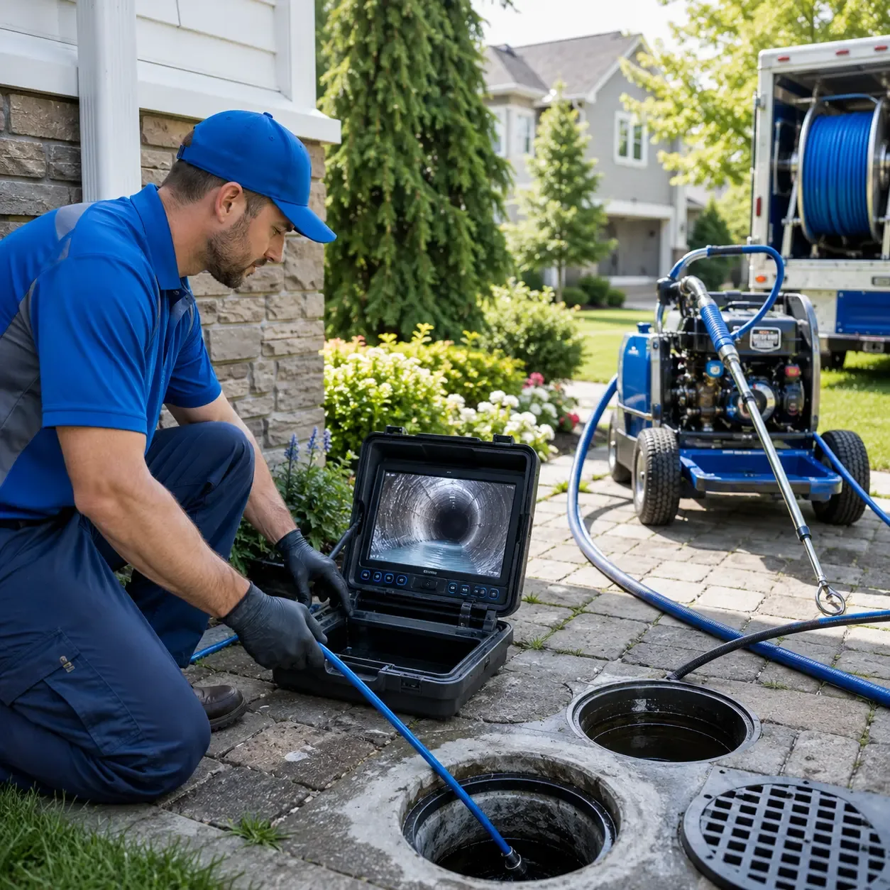 Outdoor drain cleaning professionals serving Cameron, WI